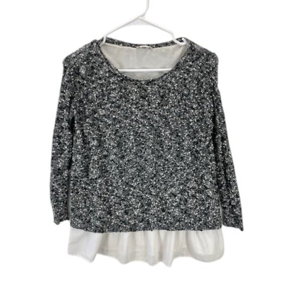 Club Monaco Jayda Sweater Women’s XS Gray Knit Pullover Long Sleeve Casual - Picture 1 of 7